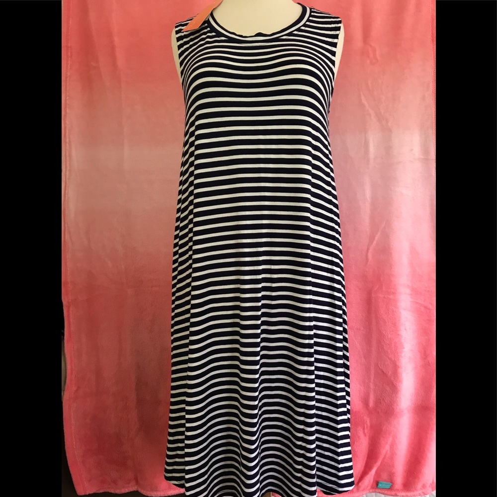 BRAND NEW-Comfy Striped Knit Dress